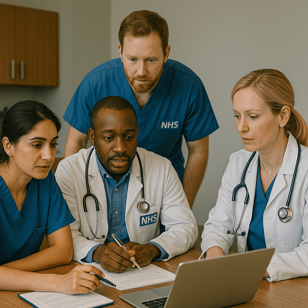 NHS medical team collaboration