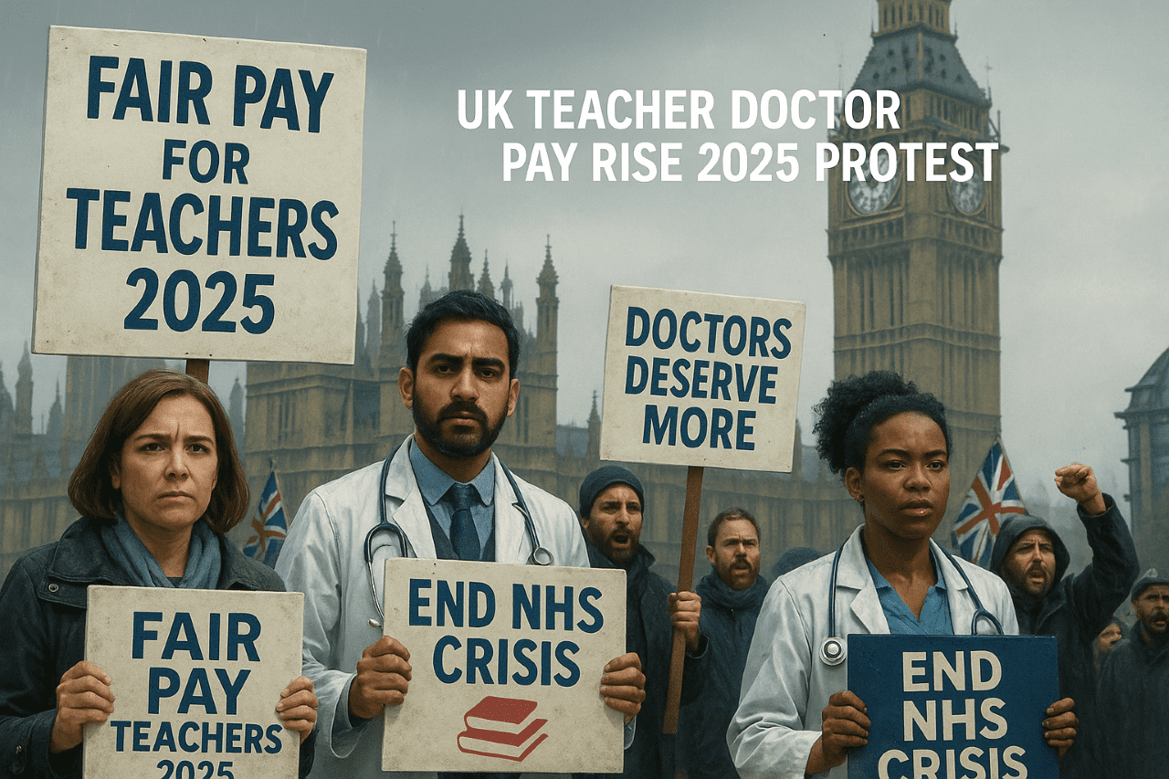 UK teacher doctor pay rise