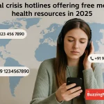Global crisis hotlines offering free mental health resources in 2025.