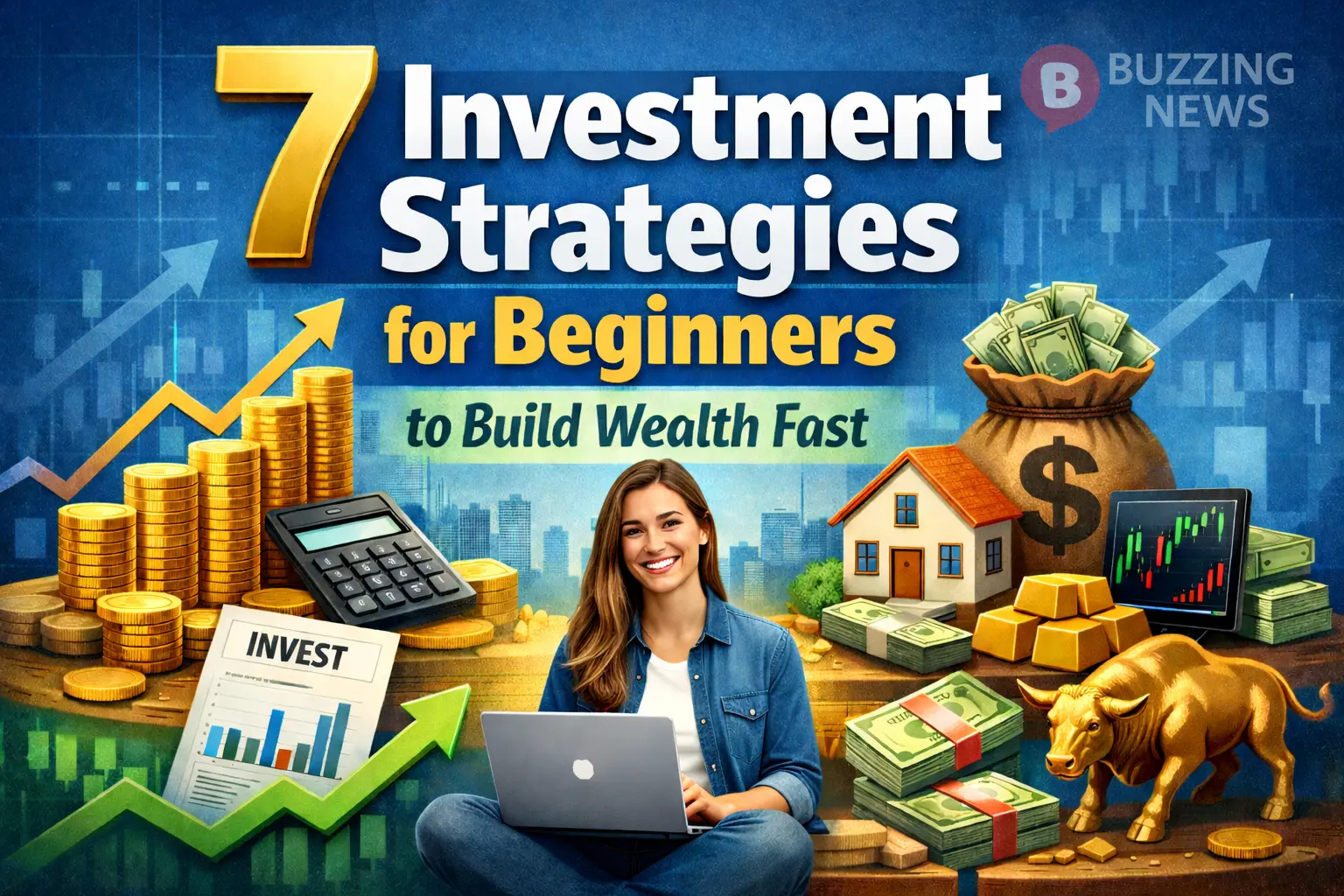 7 investment strategies for beginners to build wealth fast