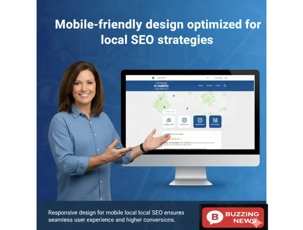 Mobile-friendly design optimized for local SEO strategies